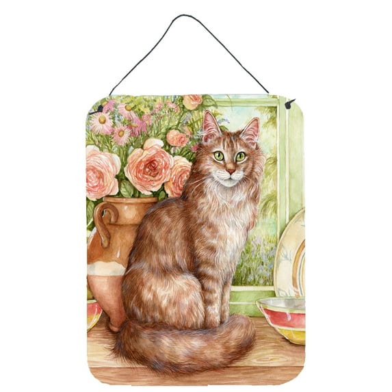 Maine Coon Cat by Debbie Cook Wall or Door Hanging Prints