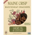 thumbnail image 1 of Better with Buckwheat Snackable Maine Crisps Savory Fig & Thyme Crackers 4.0 oz, 1 of 4