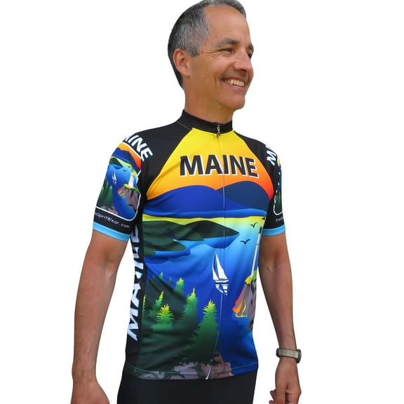 Free Spirit Bike Jerseys Maine Cycling Jersey