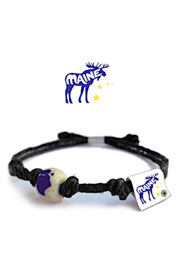 Maine Earth Bands Bracelet | Eco Friendly | Natural Hemp | Vegan Boho | Custom Jewelry | Handmade w/ Earth & Sand