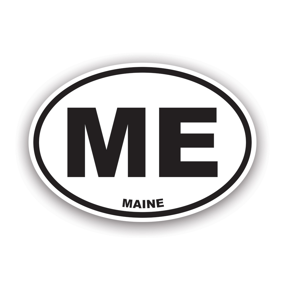 Kittery, Maine Oval Car Sticker / Decal - 6" X 3.5", Durable Vinyl, USA Made 6 thumbnail image