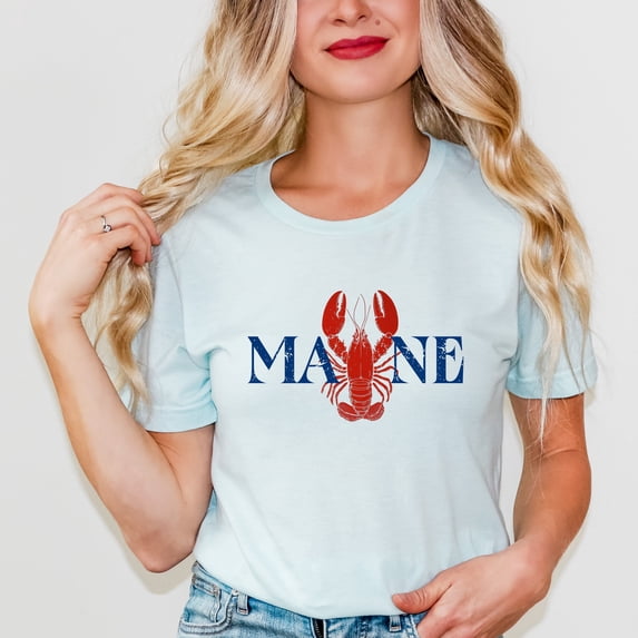 Maine Lobster - Women's Short Sleeve Graphic T-Shirt