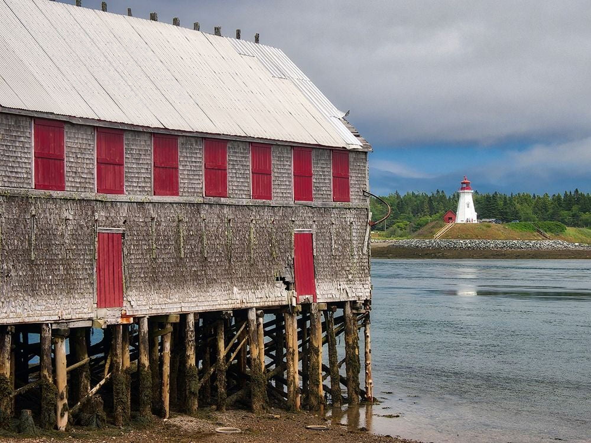 MaineLubec Mulholland Point Lighthouse as seen from the town of LubecMaine by Julie Eggers (36