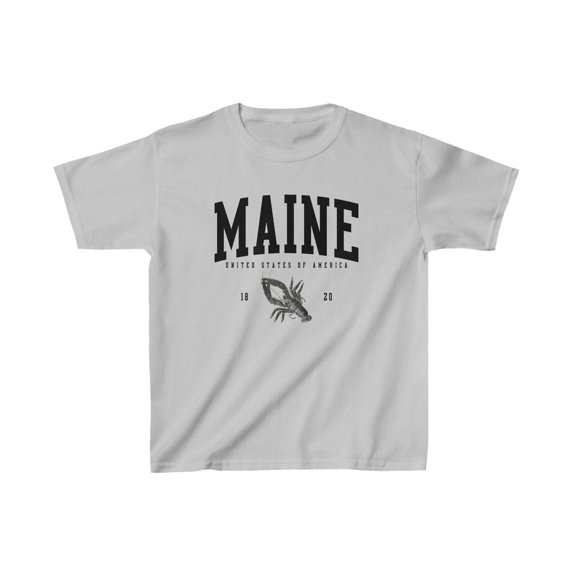 Maine ME Kids Shirt Gifts Youth Tee Tshirt