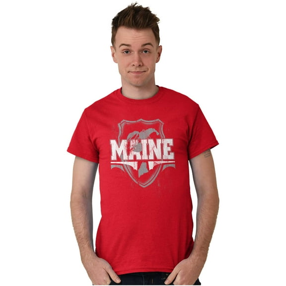 Maine ME Pride Gameday Spirit Cool Men's Graphic T Shirt Tees Brisco Brands M