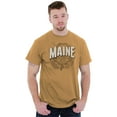 thumbnail image 1 of Maine ME Student Campus Pride Seal Men's Graphic T Shirt Tees Brisco Brands S, 1 of 6