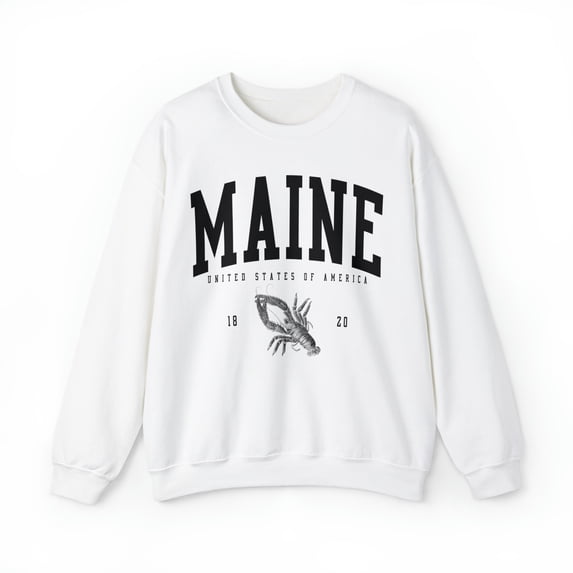 Maine ME Sweatshirt, Gifts, Crewneck