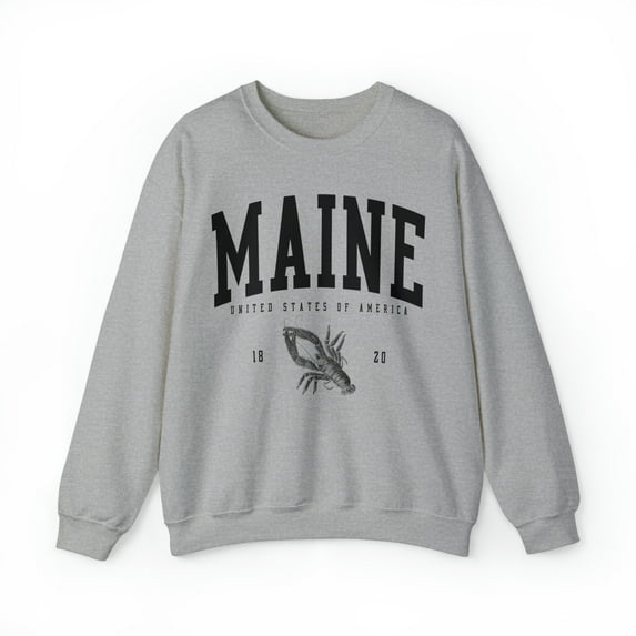 Maine ME Sweatshirt, Gifts, Crewneck