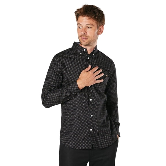 Maine Mens Geo Sphere Long-Sleeved Shirt