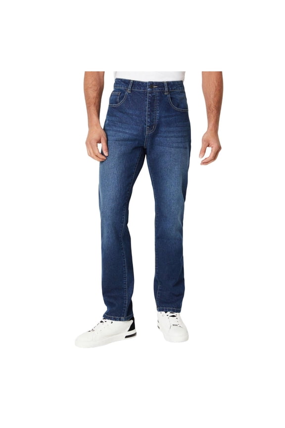 Mens Plain Straight Jeans