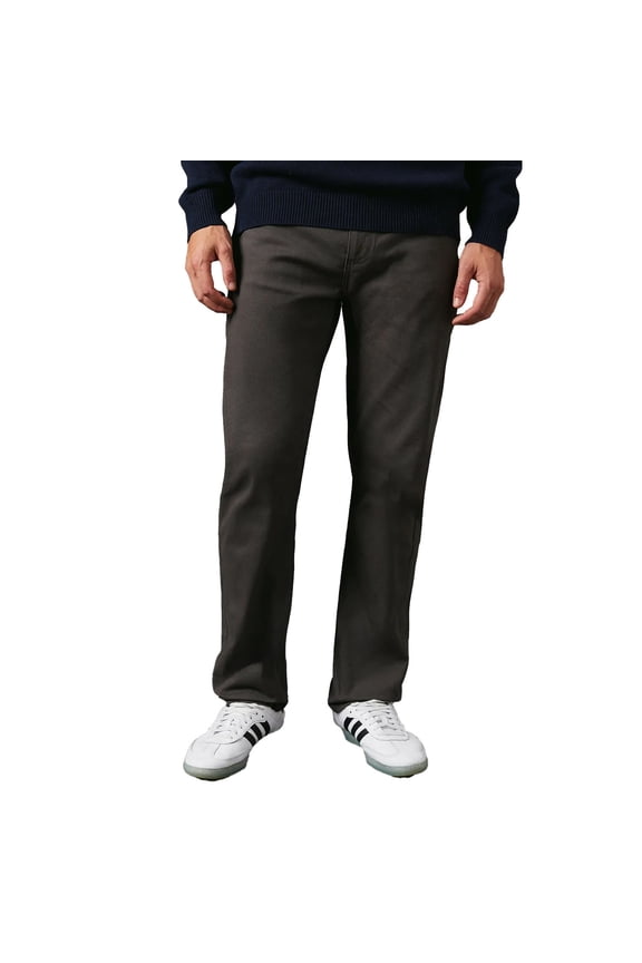 Mens Twill Stretch Straight Leg Jeans