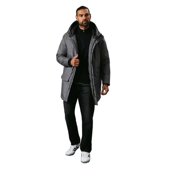Maine Mens Wool Look Parka