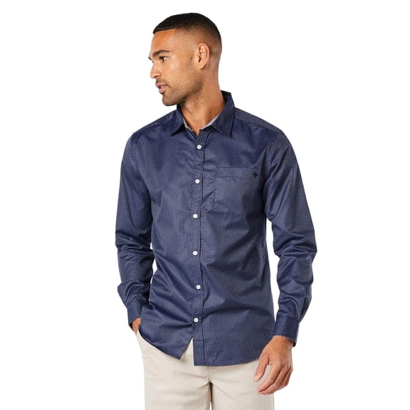 Maine Mens Zizi Textured Long-Sleeved Shirt