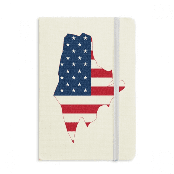 Maine Notebook Official Fabric Hard Cover Classic Journal Diary