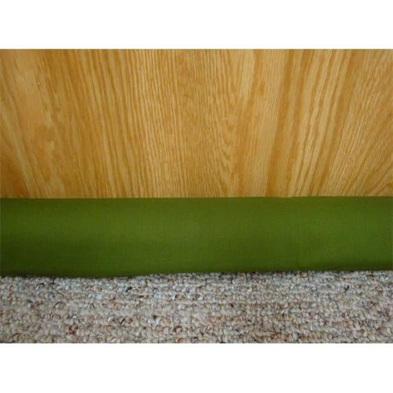 Maine Sales BW3X3818 3 x 38 in. Door Draft Stopper Filled with Unscented Buckwheat- Olive Green