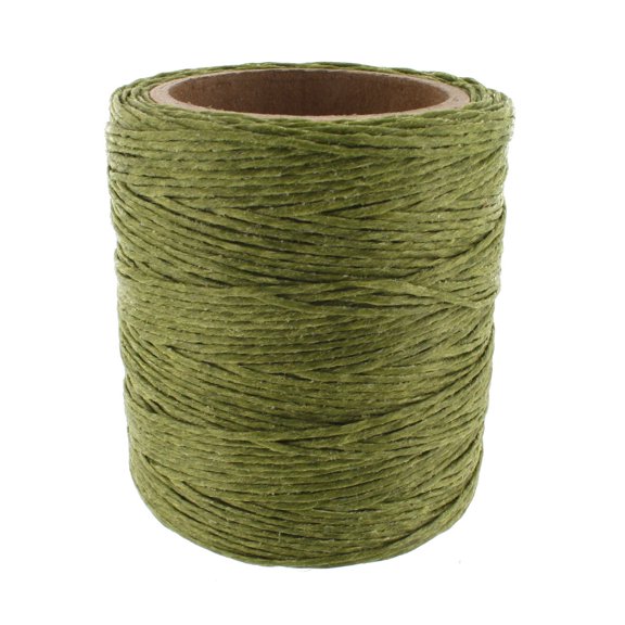 Maine Thread, Twisted Waxed Cord, 70 yard spool, Olive