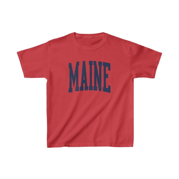 Maine Trip Moving Away Vacation Travel Kids Shirt Gifts Youth Tee Tshirt