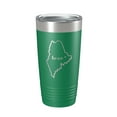 thumbnail image 1 of Maine Tumbler Home State Travel Mug Insulated Laser Engraved Map Coffee Cup 20 oz Green, 1 of 1