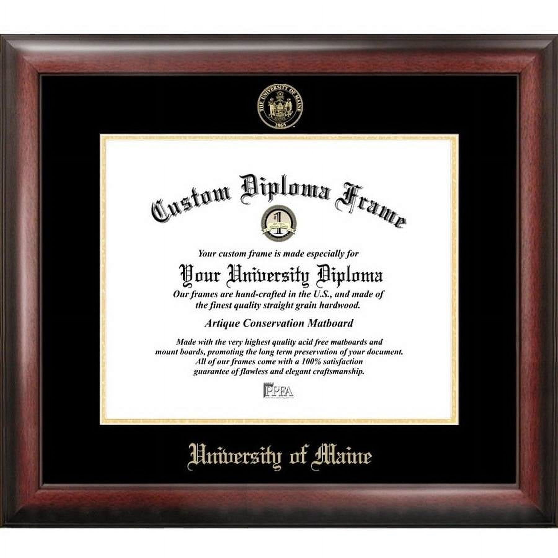 Maine University 8.5" x 11" Gold Embossed Diploma Frame