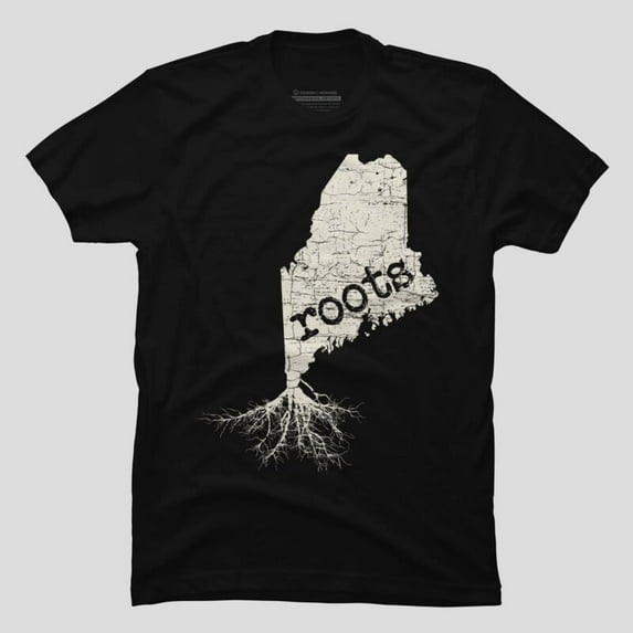 Maine Vintage Native Roots Funny State Souvenir Sarcastic Unisex T-Shirt, Up to Size 5XL