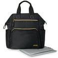 thumbnail interactive-video image 1 of Mainframe Wide Open Backpack Diaper Bag - Black, 1 of 13