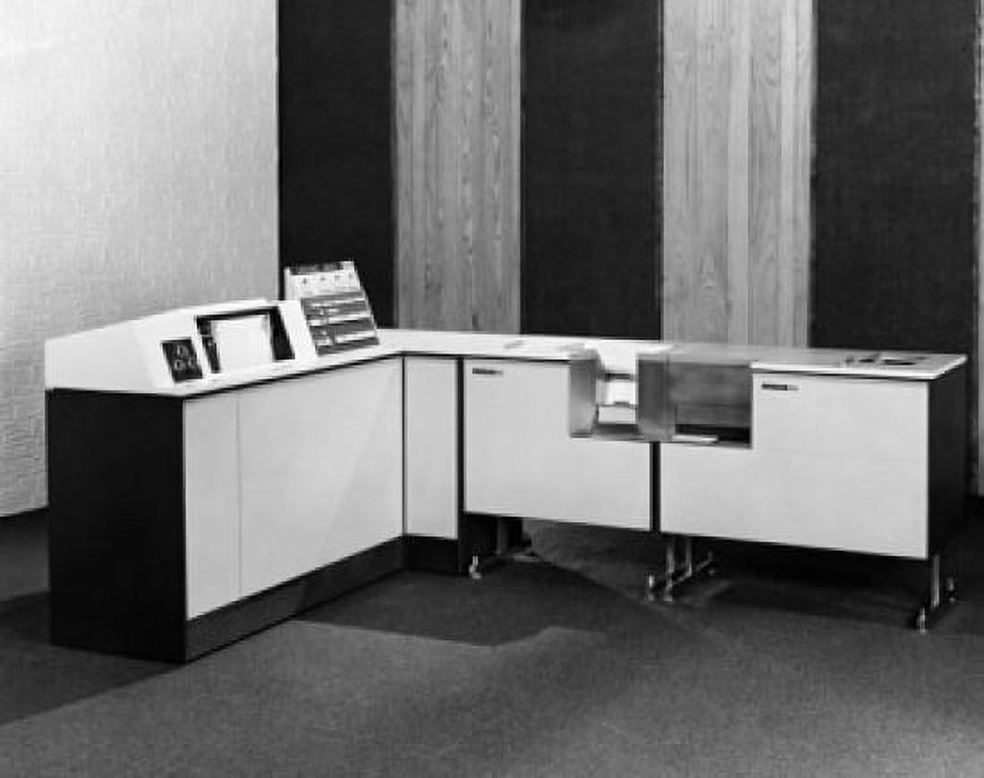 Mainframe in a computer lab Canvas Art - (24 x 36)