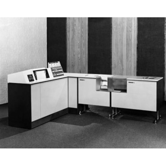 Mainframe in a computer lab Canvas Art - (24 x 36)