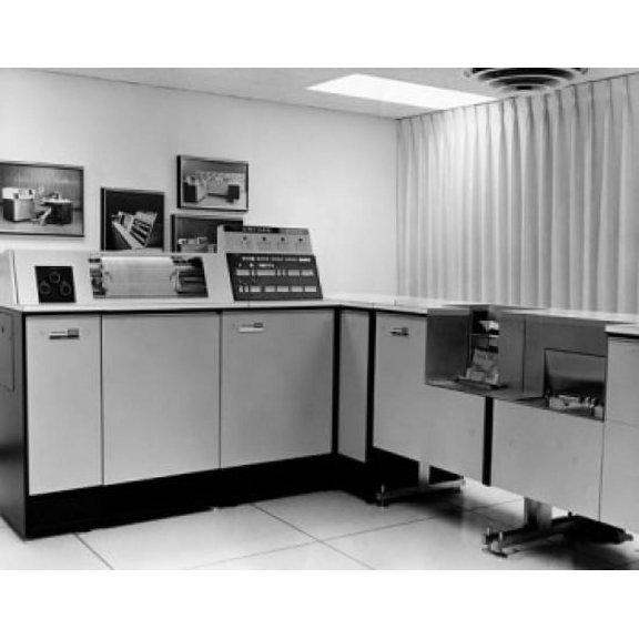 Mainframe in a computer lab Canvas Art - (24 x 36)