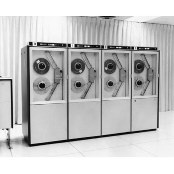Mainframes in a computer lab Canvas Art - (24 x 36)