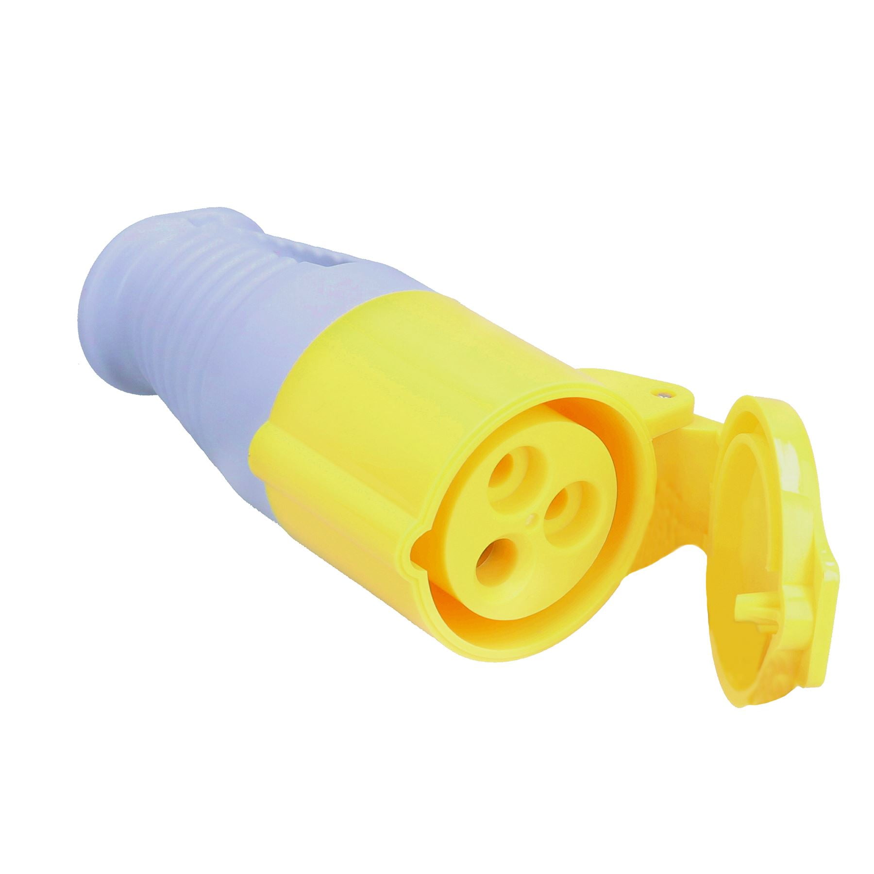 Mains 110v 16A Site Power Socket Yellow Building Construction Tools ...