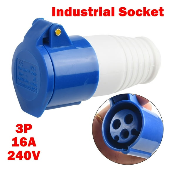 Mains Hook Up Site Socket Adapter 240v 16A Caravan Motorhome Camper van