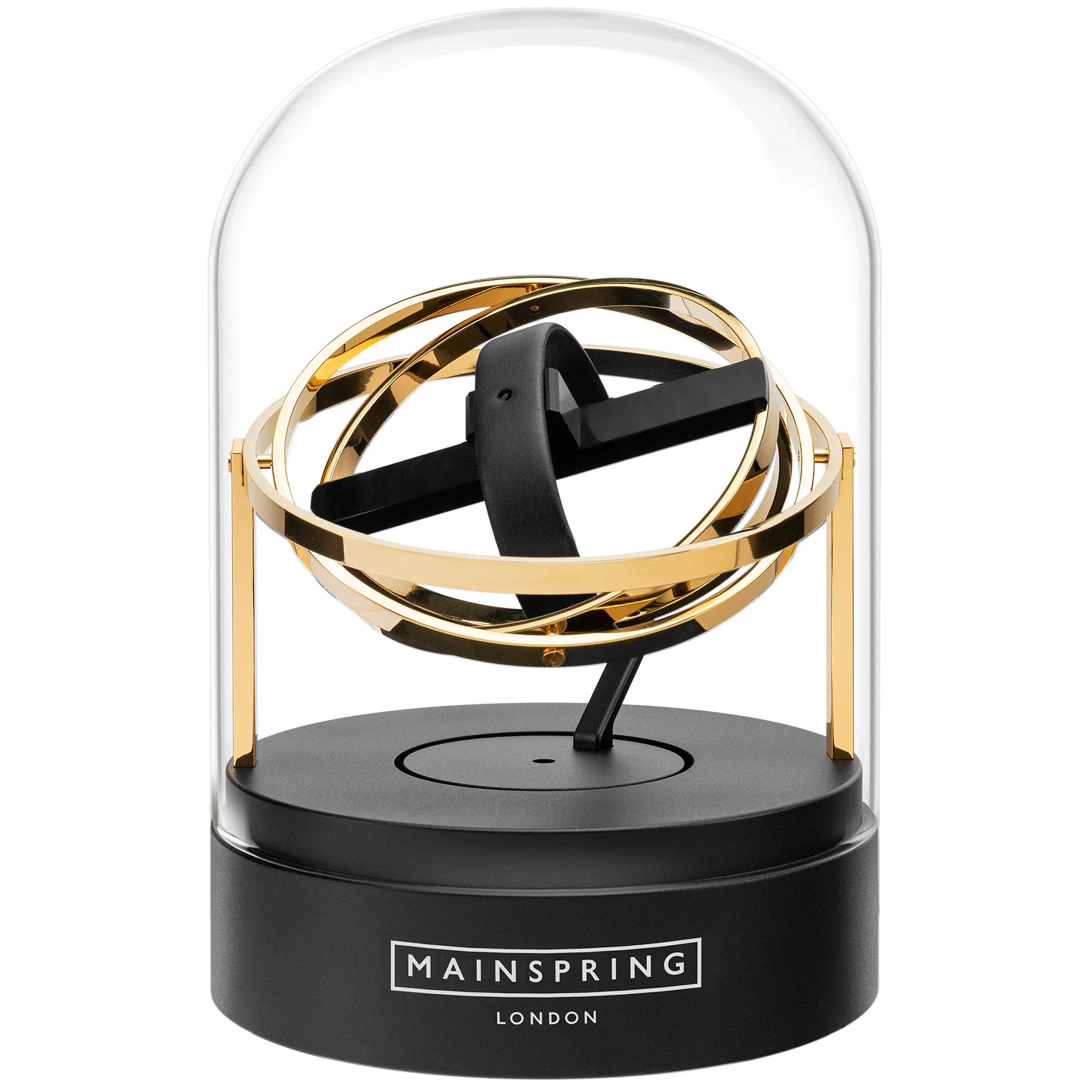 Mainspring Astronomy Gyroscope Watch Winder Gold