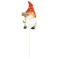 thumbnail image 1 of Mainstay 3.75" x 12" Metal Welcome Gnome Plant Stake, 1 of 4