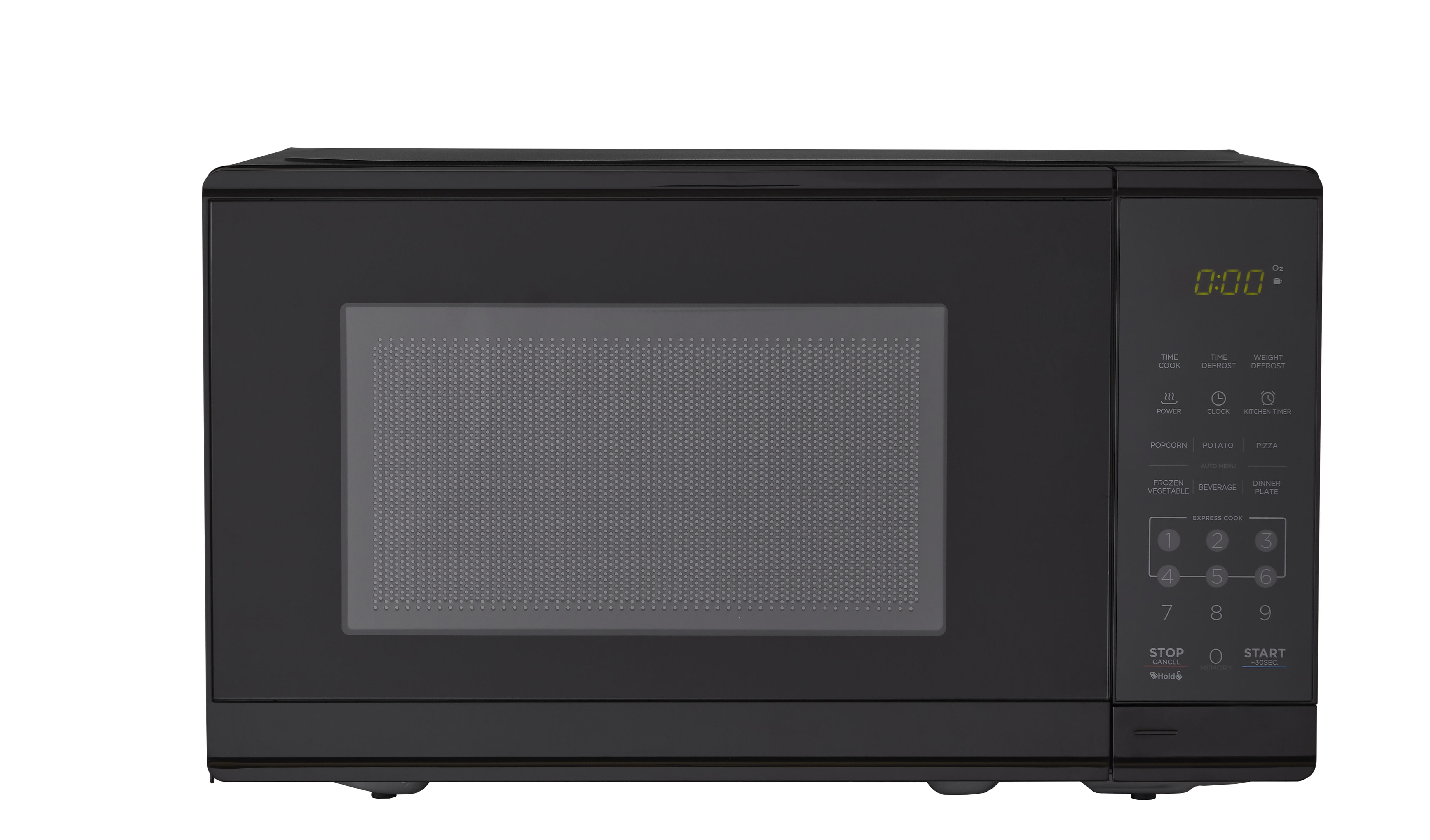 Mainstays 0.7 Cu. Ft. 700 W Compact Size Microwave Oven, Black