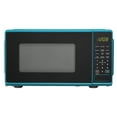 thumbnail image 1 of Mainstays 0.7 Cu ft Compact Countertop Microwave Oven, Teal, 1 of 14