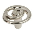 thumbnail image 1 of Mainstays 1-1/3" (34mm) Swirl Cabinet Knob, Satin Nickel, 10 Pack, 1 of 4