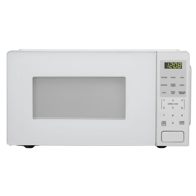 Mainstays 1.1 Cu ft Countertop Microwave Oven, White