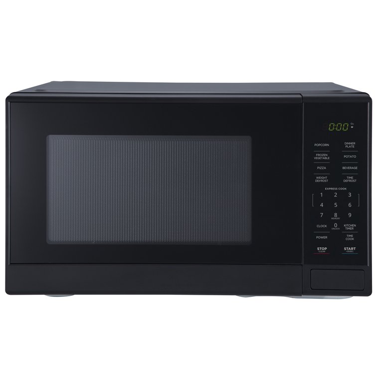 Mainstays New 1.1 Cu ft Microwave Oven in Black Color