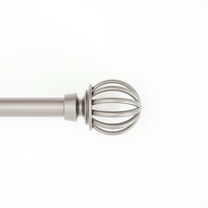 Mainstays 1/2 inch Nickel Cage, 48" to 84" Width, Single Curtain Rod Set