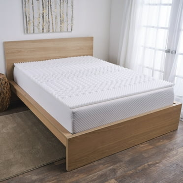 Mainstays 1.25" 7-Zone Mattress Topper, Twin/Twin-XL