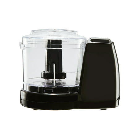 Mainstays 1.5 Cup, One-Touch Pulse , Mini Food Chopper, Black