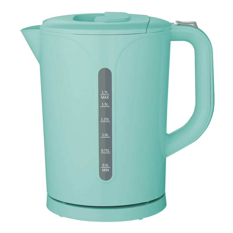 Mainstays 1.7-Liter Electric Kettle 1500W, Powerful Rapid-boil