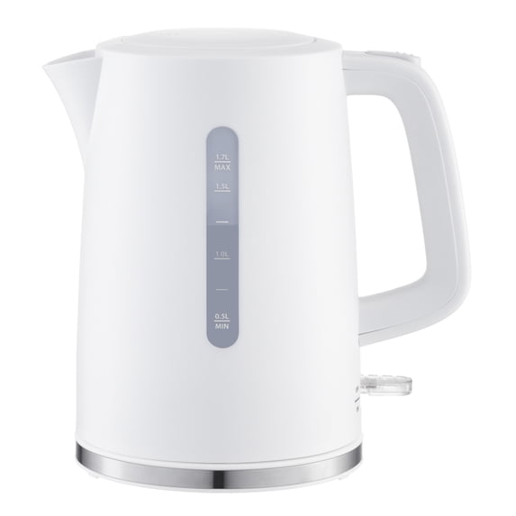 Mainstays 1.7L Electric Kettle with Auto Shut-Off, White