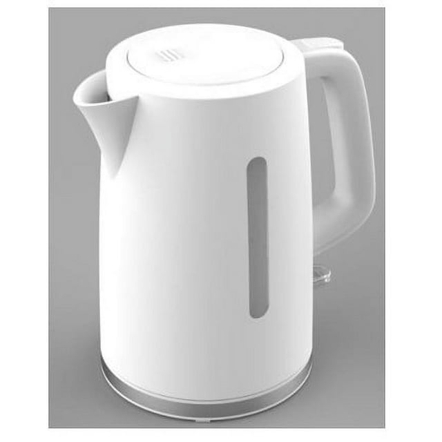 Mainstays 1.7L Electric Kettle, Color White, New Condition, Model