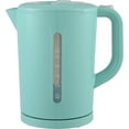 Mainstays 1.7L Plastic Kettle, Classic Mint