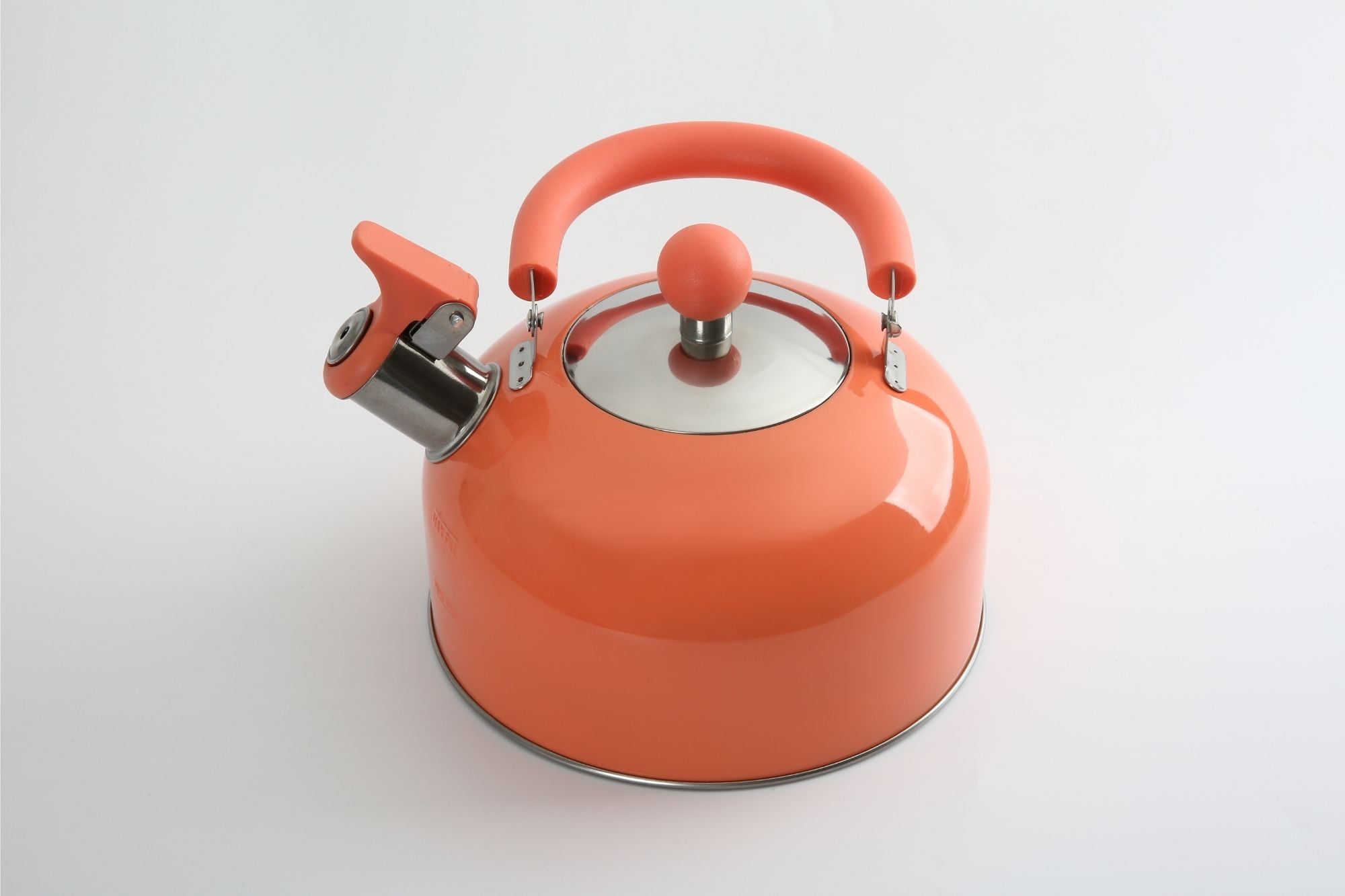 READY STOCK) Golden Coated Whistle Kettle with Handle Fire Proof Stainless  Steel –