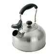 thumbnail interactive-video image 1 of Mainstays 1.8-Liter Whistle Tea Kettle, Induction Compatible, Stainless Steel, Silver, 1 of 16