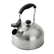 Mainstays 1.8-Liter Whistle Tea Kettle Stainless Steel Silver