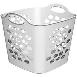 Medium Flexible Hollowed-out Laundry Organizer Baskets in Bathroom