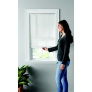 Mainstays 1 in Cordless Vinyl Light Filtering Mini Blinds, 1-Piece, White, 39 in W x 64 in L